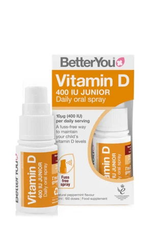 Better You Dlux Junior Vitamin D3 400iu Spray 15ml - for Kids 3+