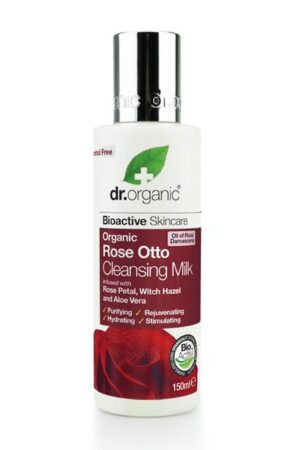 Dr Organic Rose Cleansing Milk 150ml