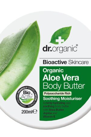 Dr Organic Aloe Vera Body Butter 200ml
