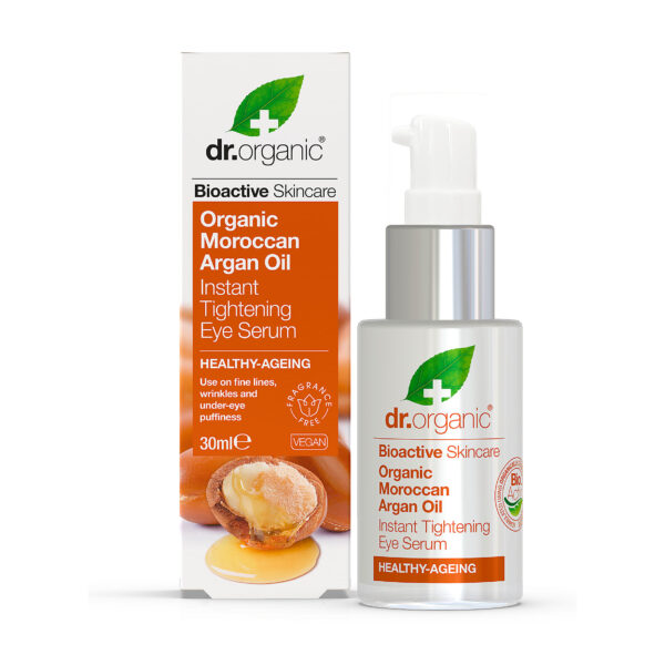 Dr Organic Moroccan Argan Oil Instant Tightening Eye Serum 30ml