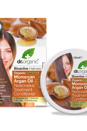 Dr Organic Moroccan Argan Oil Restorative Treatment Hair Conditioner 200ml