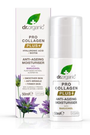 Dr Organic Pro Collagen Anti-Ageing Moisturiser with Bakuchiol 50ml