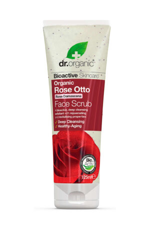 Dr Organic Rose Face Scrub 125ml