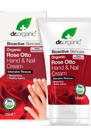 Dr Organic Rose Hand & Nail Cream 125ml