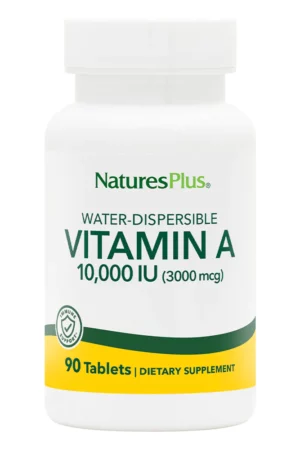 Natures Plus Vitamin A 10,000iu Tabs 100's - Water Dispersible
