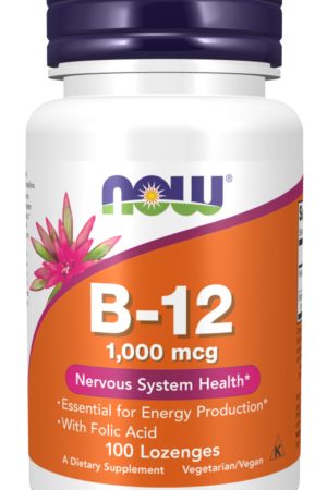 Now Vitamin B12 1000mcg Chewable Lozenges 100's
