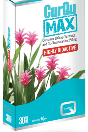 Quest CurQuMax Tabs 30's - Curcumin and DL-Phenylalanine