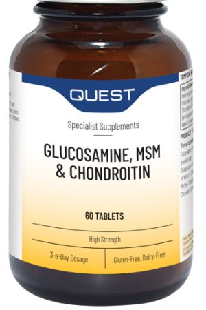 Quest Glucosamine, MSM & Chondroitin Tabs 60's Bonus Pack 90's