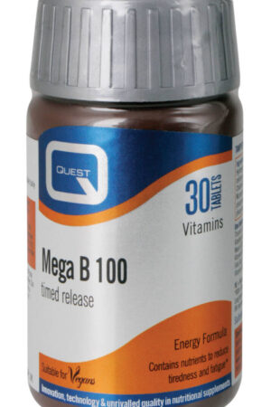 Quest Mega B100 30's Timed Release - High Potency Vit B Complex
