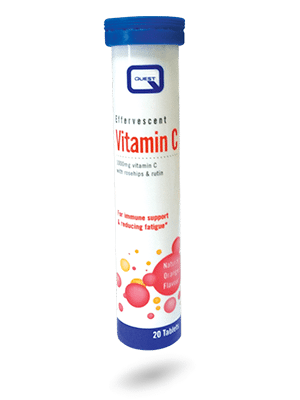 Quest OAD Effervescent Vitamin C 1000mg Tabs 20's