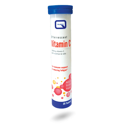 Quest OAD Effervescent Vitamin C 1000mg Tabs 20's