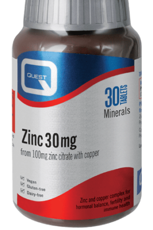 Quest Zinc Citrate 30mg Tabs 30's
