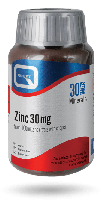 Quest Zinc Citrate 30mg Tabs 30's