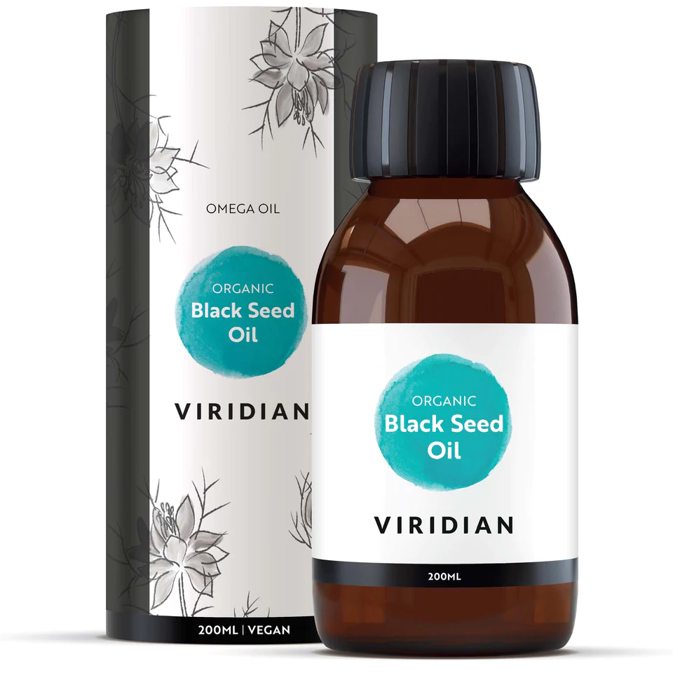Viridian Black Seed Oil Organic 200ml - Nigella Sativa