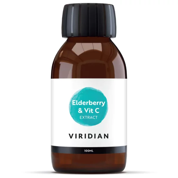 Viridian Elderberry Extract Organic + Vitamin C 100ml