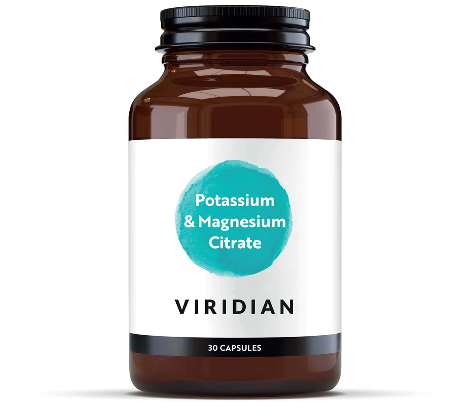 Viridian Potassium/Magnesium Citrate Vcaps 30's