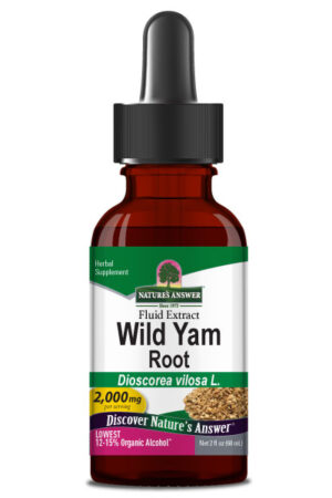 Natures Answer Wild Yam Root 60ml - Low Alcohol