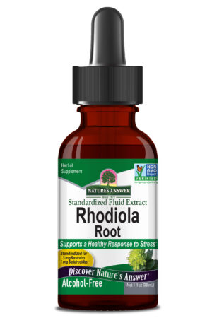 Natures Answer Rhodiola Root 30ml - Alcohol Free                                   NEW