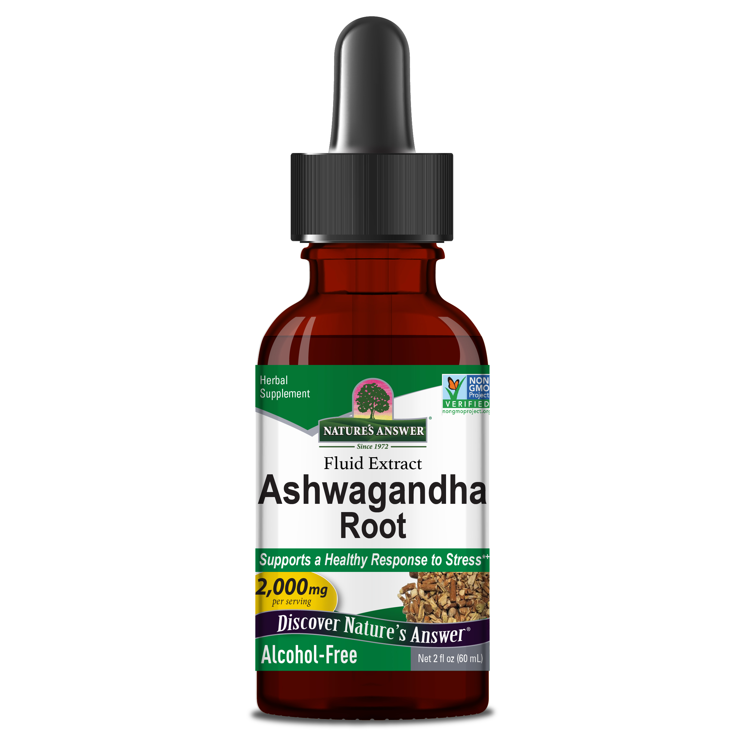 Natures Answer Ashwagandha 60ml - Alcohol Free