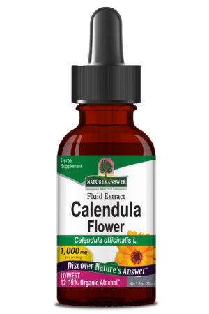 Natures Answer Calendula Flower 30ml - Low Alcohol