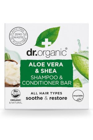 Dr Organic Aloe Vera & Shea Shampoo & Conditioner Bar 75gm