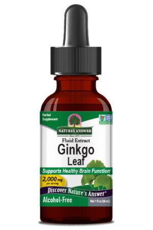 Natures Answer Gingko Biloba Leaf 30ml - Alcohol Free