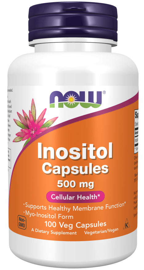Now Inositol 500mg Vcaps 100's