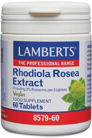 Lamberts Rhodiola Rosea Extract Tabs 60's