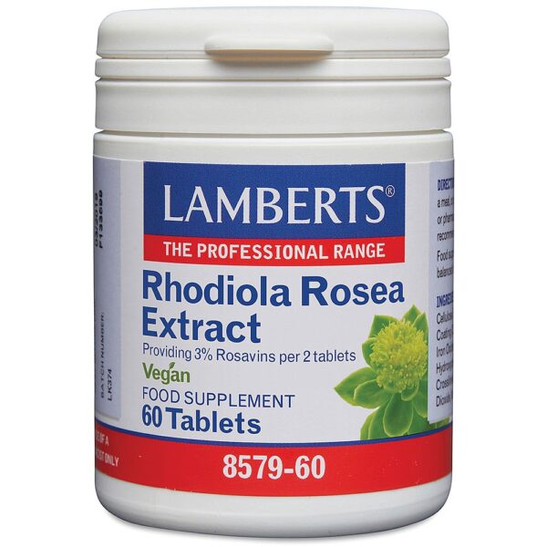 Lamberts Rhodiola Rosea Extract Tabs 60's