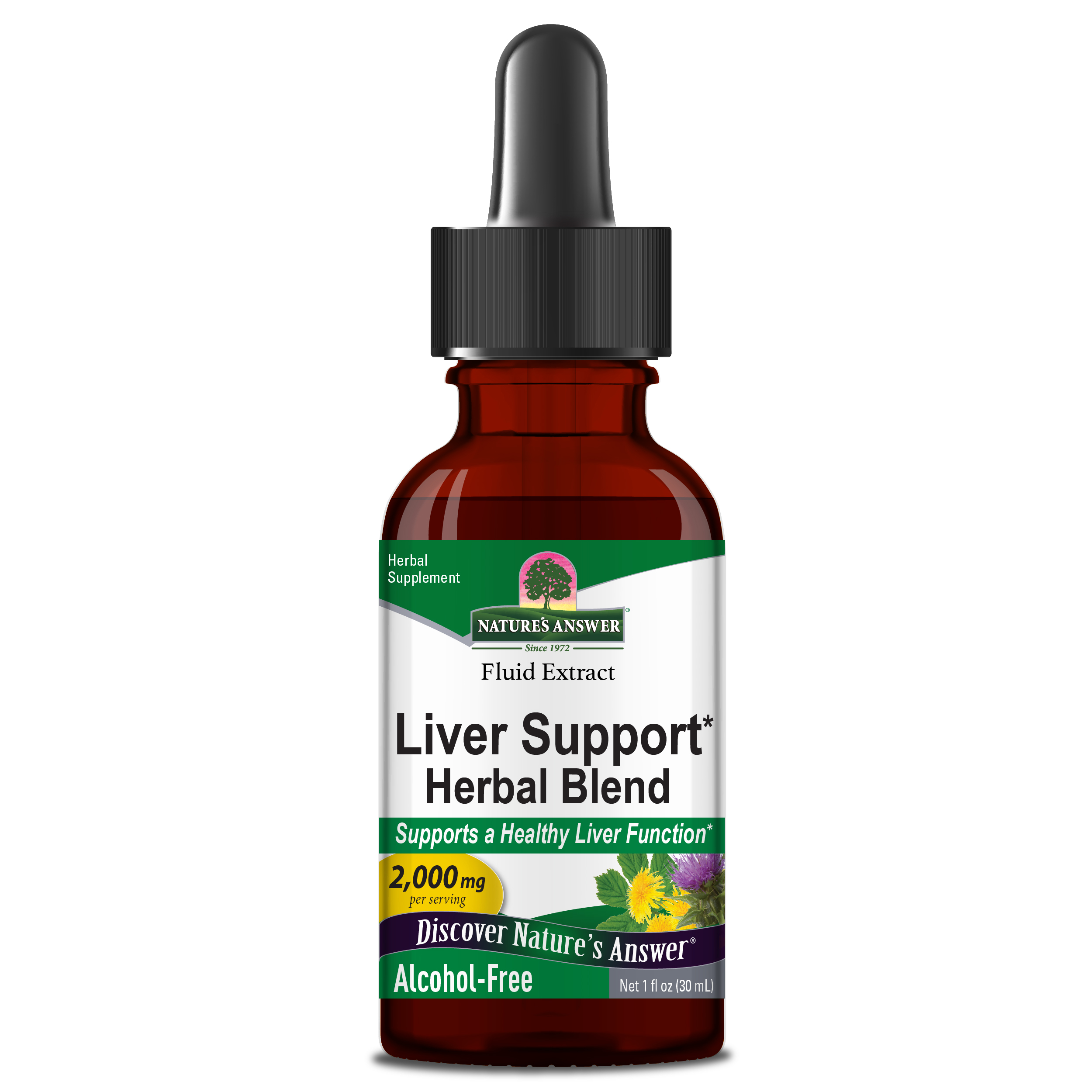 Natures Answer Liver Support 30ml - Alcohol Free