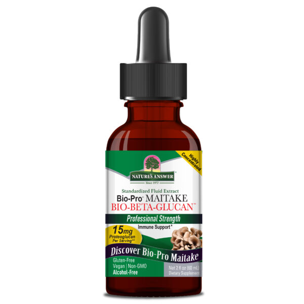 Natures Answer Maitake Bio Beta Glucan 60ml - Alcohol Free