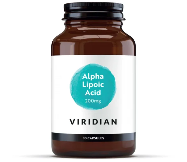 Viridian Alpha Lipoic Acid 200mg Vcaps 30's
